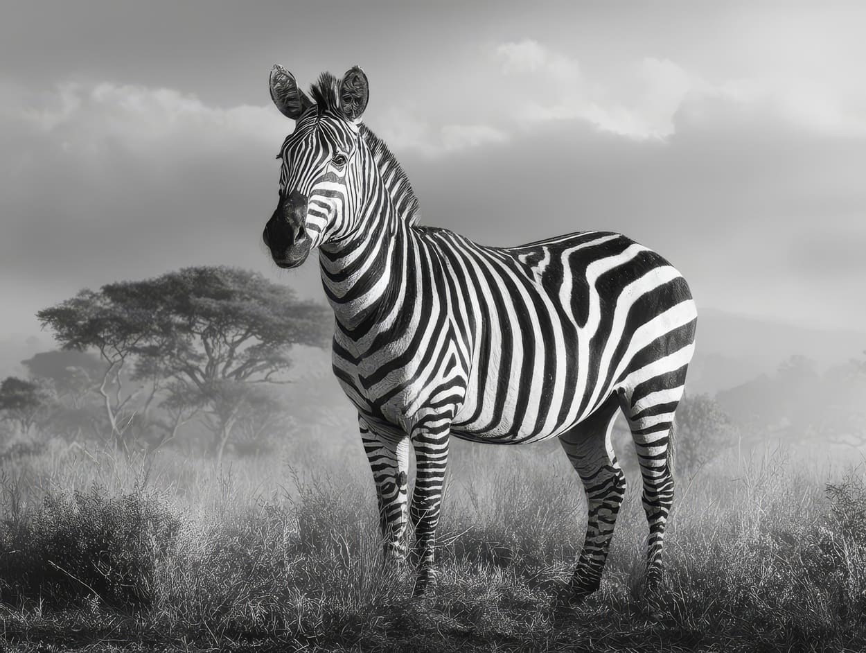 Tenture Murale Zèbre