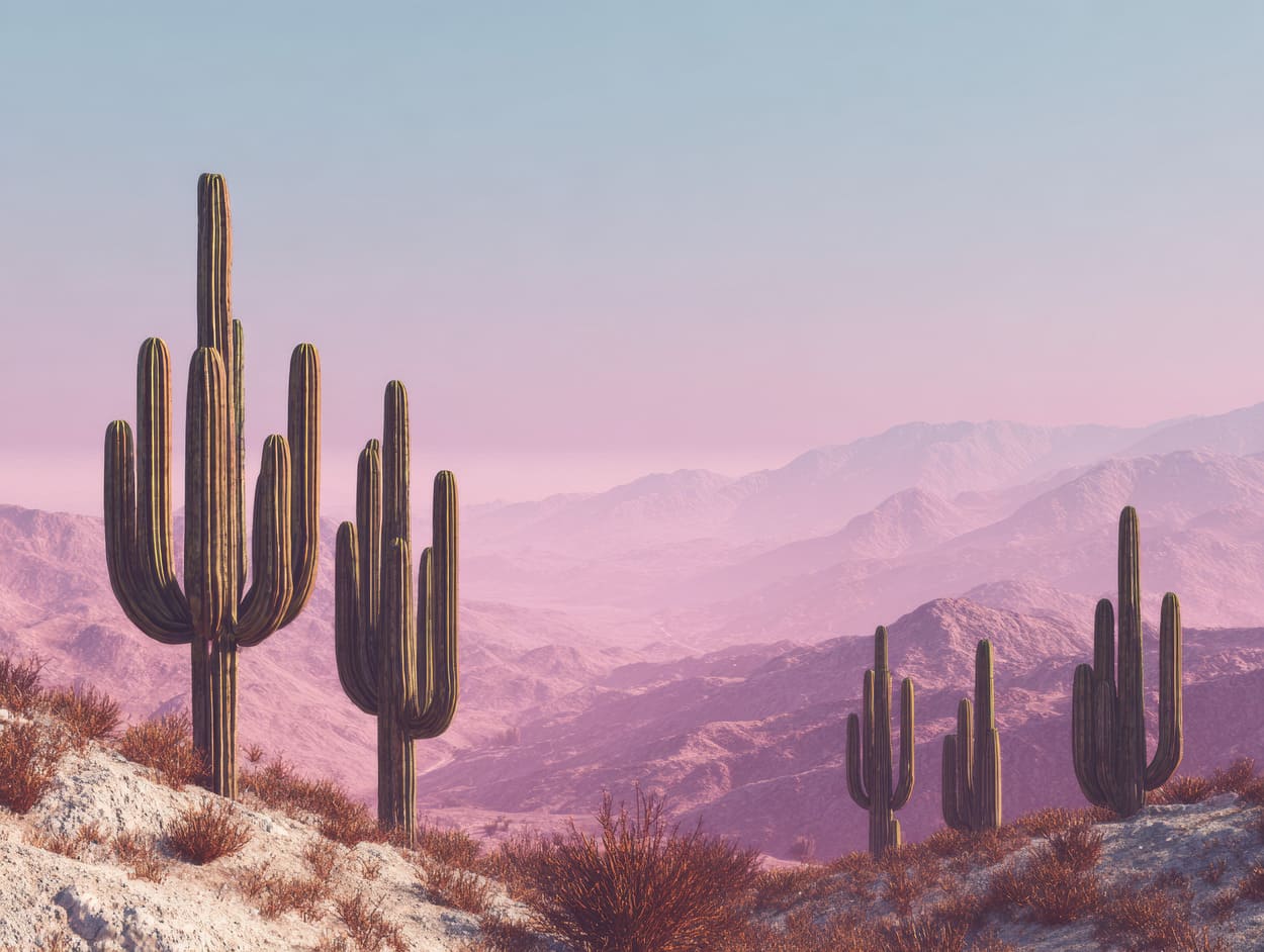 Tenture Murale Cactus