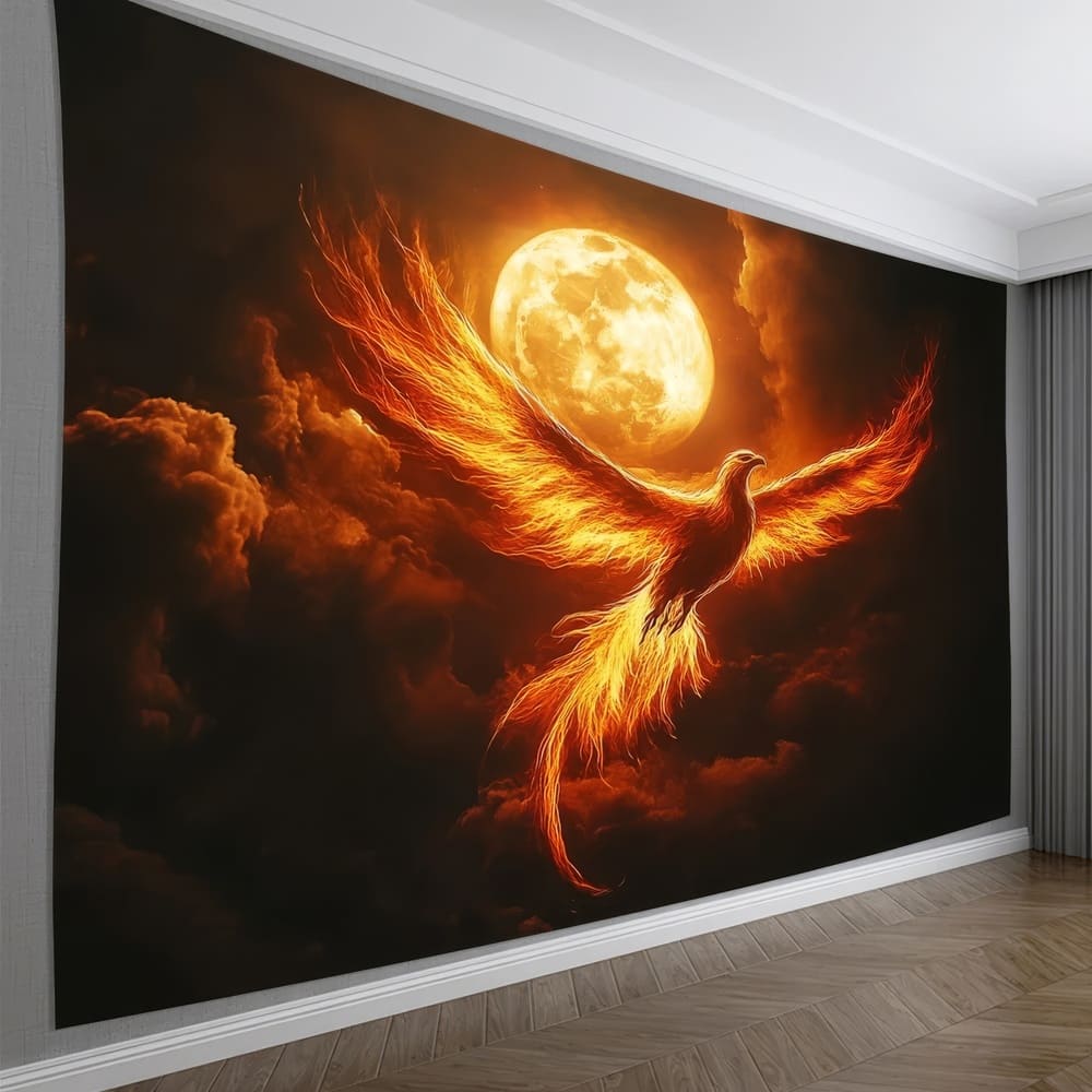 Tenture Murale Phenix Nocturne