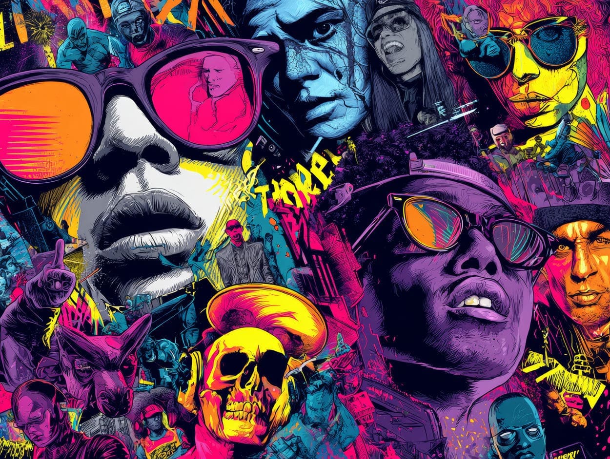 Tenture Murale Pop Culture