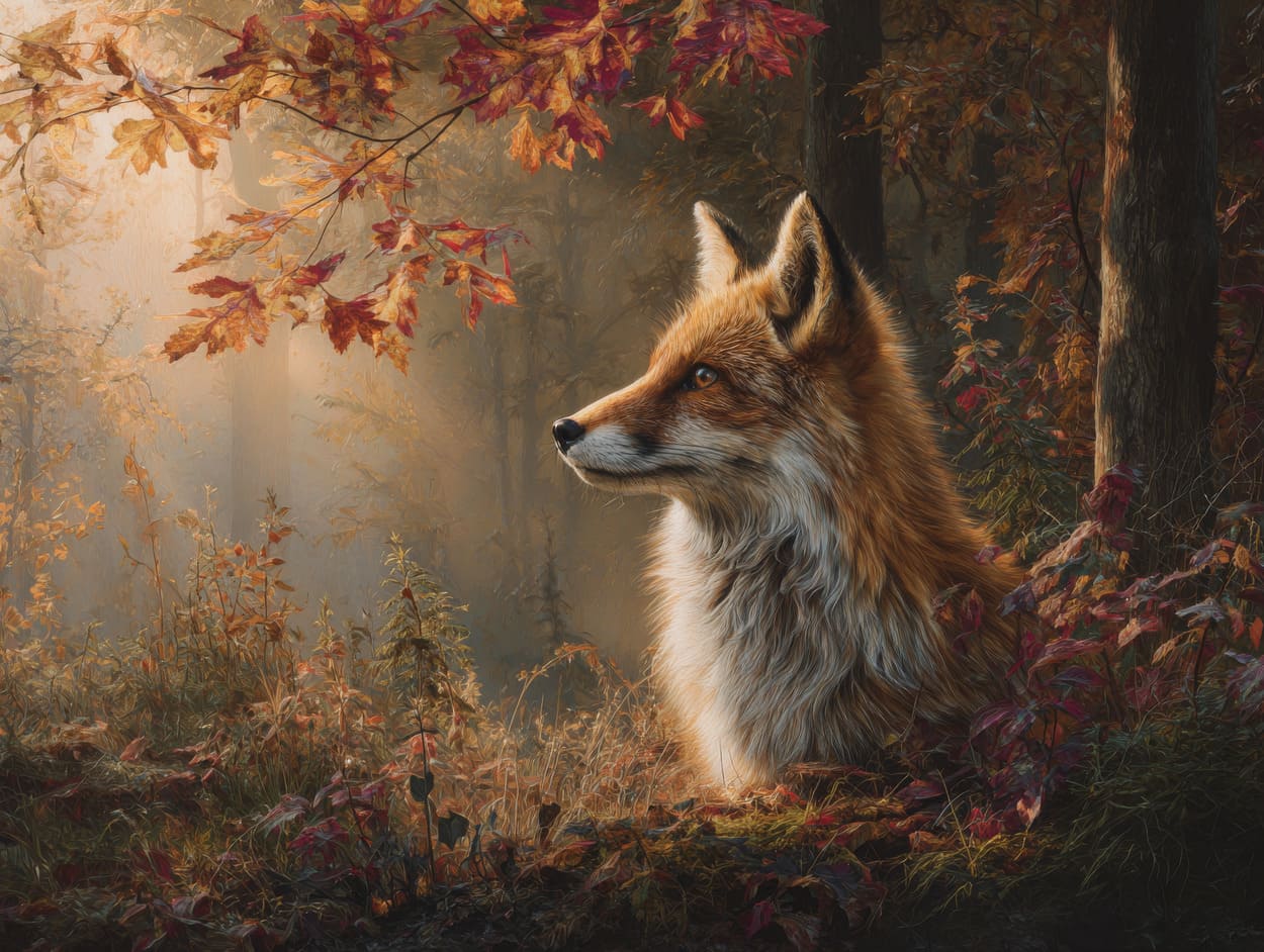 Tenture Murale Renard
