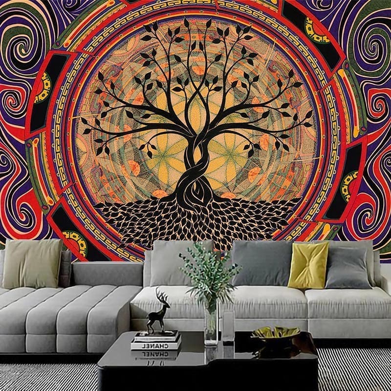 Tenture Murale Arbre de Vie