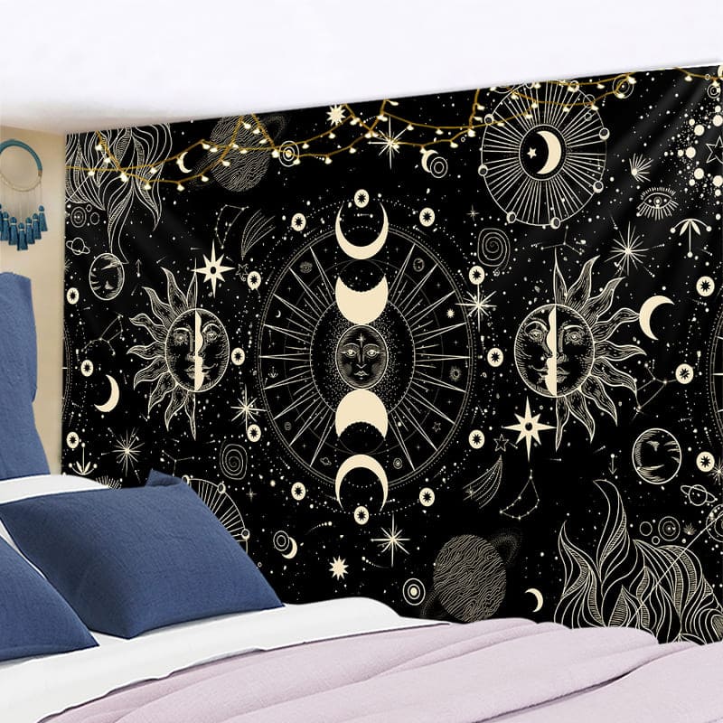 Tenture Murale Astres et Constellations