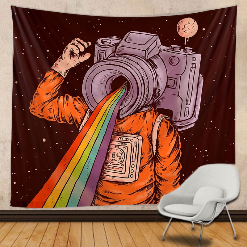 Tenture Murale Astronaute Humour