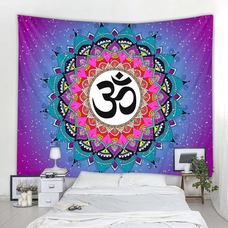 Tenture Murale Symbole Sacré Indien