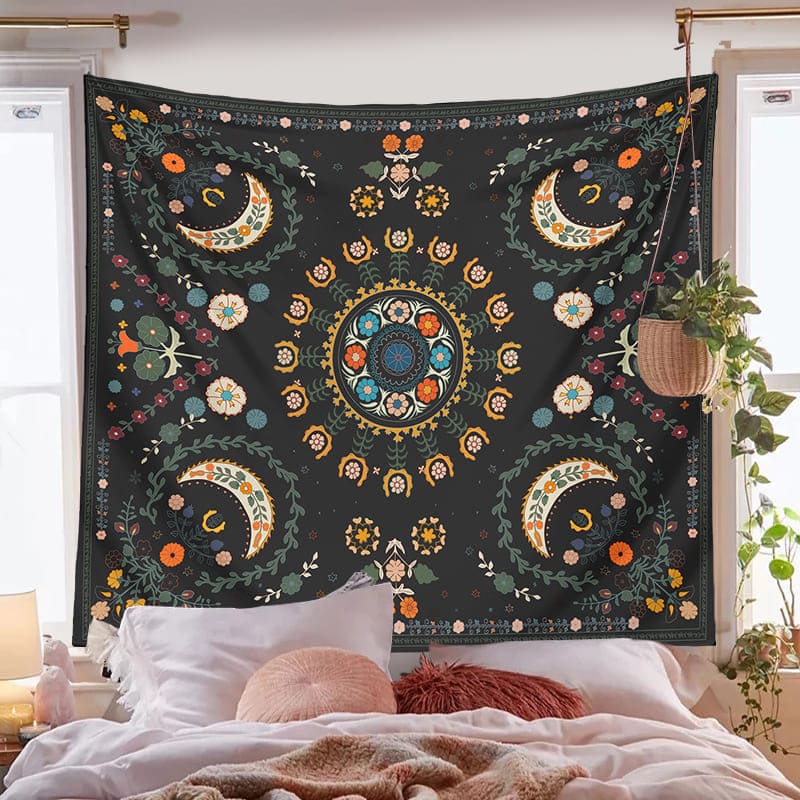 Tenture Murale Mandala Floral