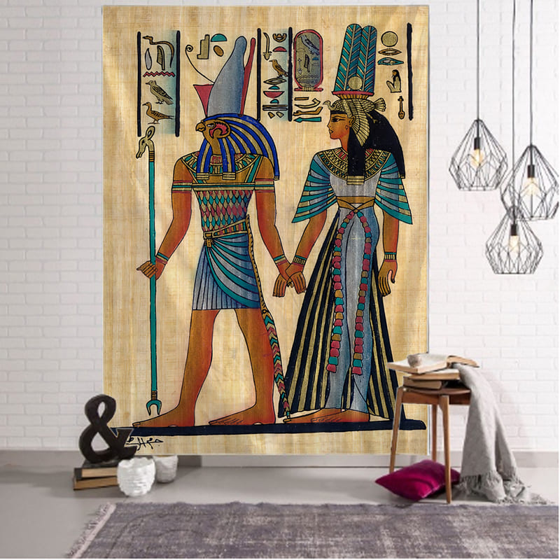 Tenture Murale Divinités Egyptiennes