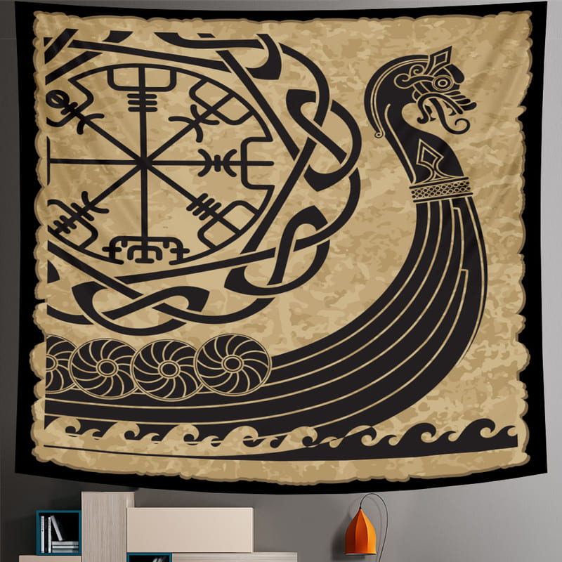 Tenture Murale Navire Viking