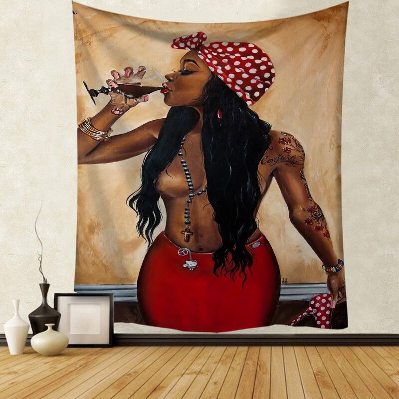 Tenture Murale Femme Africaine