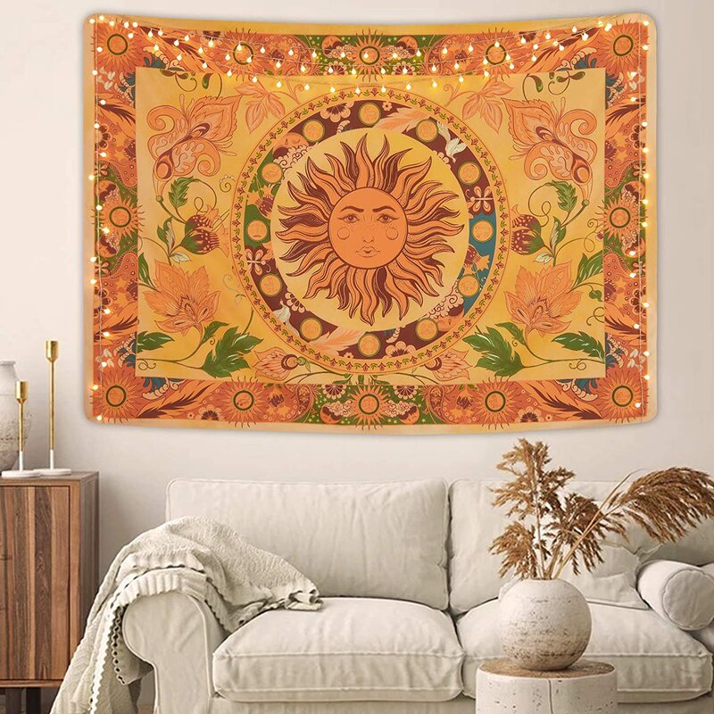 Tenture Bohème Orange