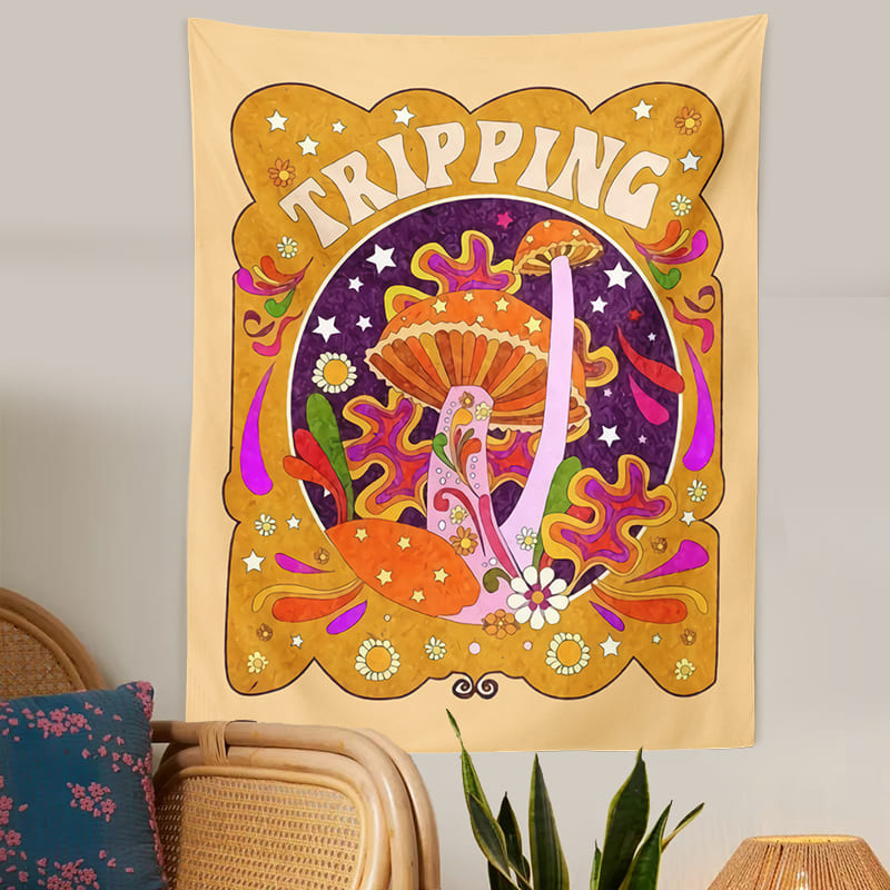 Tenture Murale Hippie Colorée
