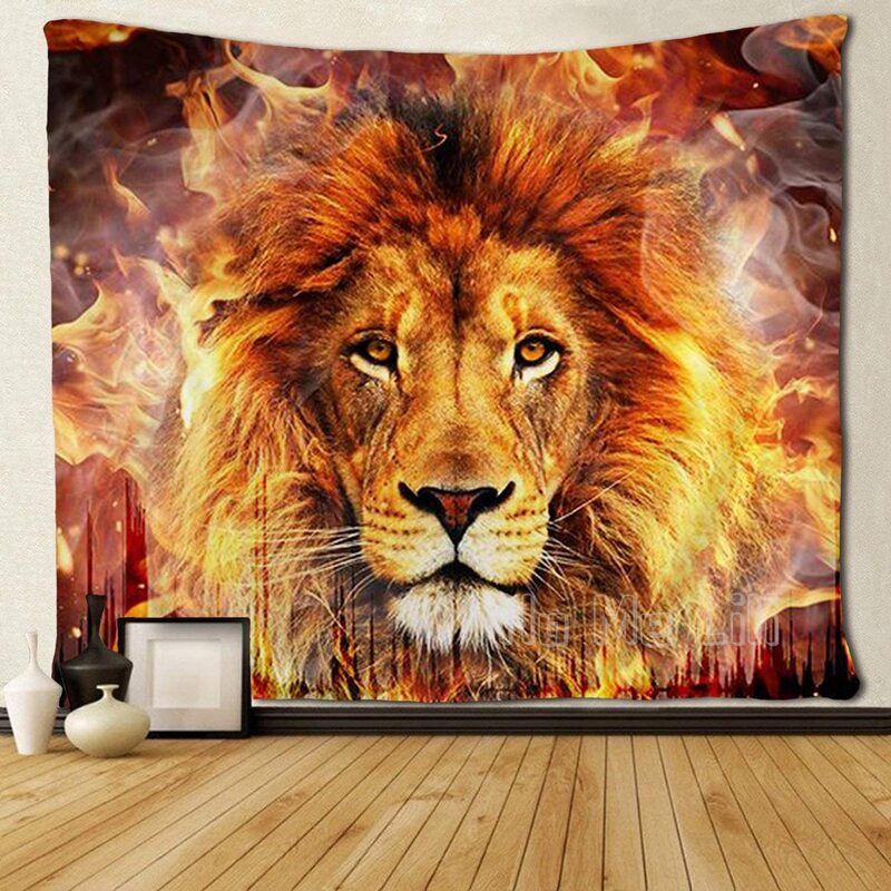 Tenture Murale Lion