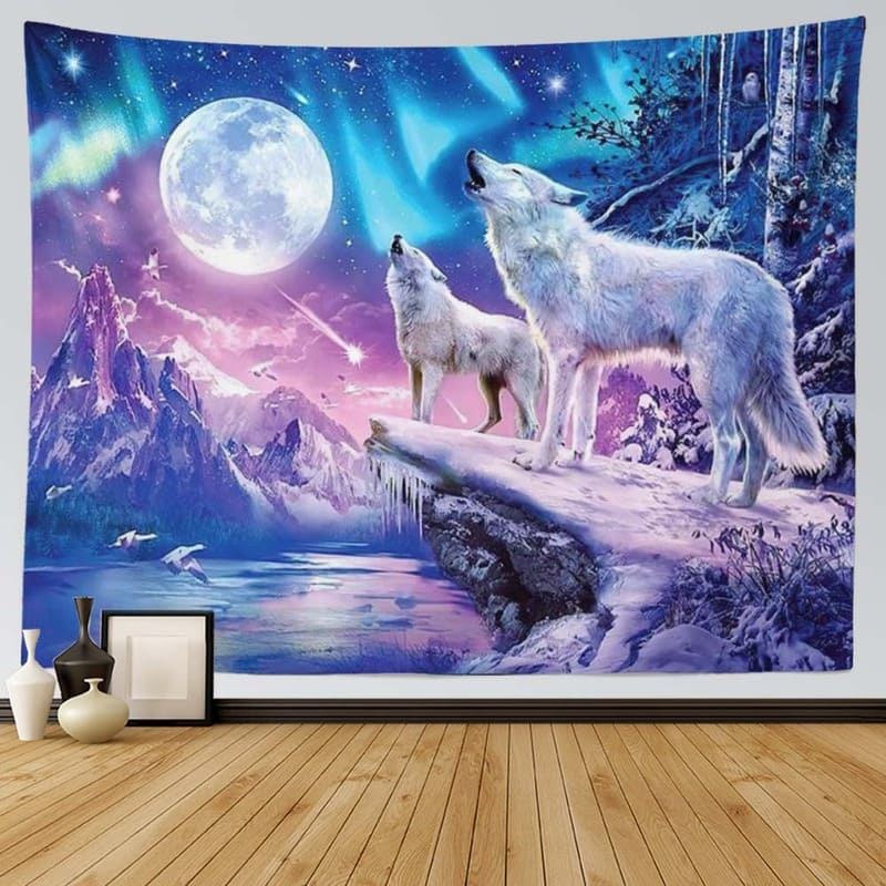 Tenture Murale Loup