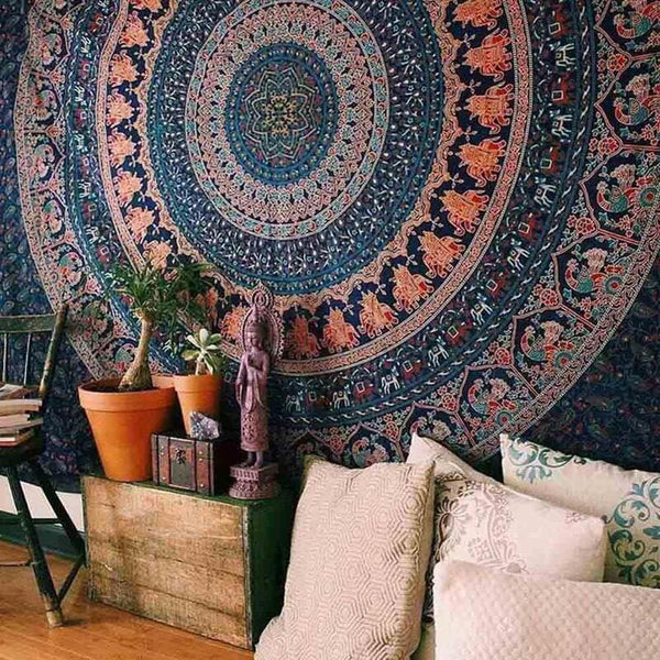 Tenture Murale Mandala Tibétain | Décoration Murale | Boutique