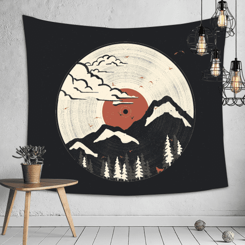 Tenture Murale Montagne Japonaise