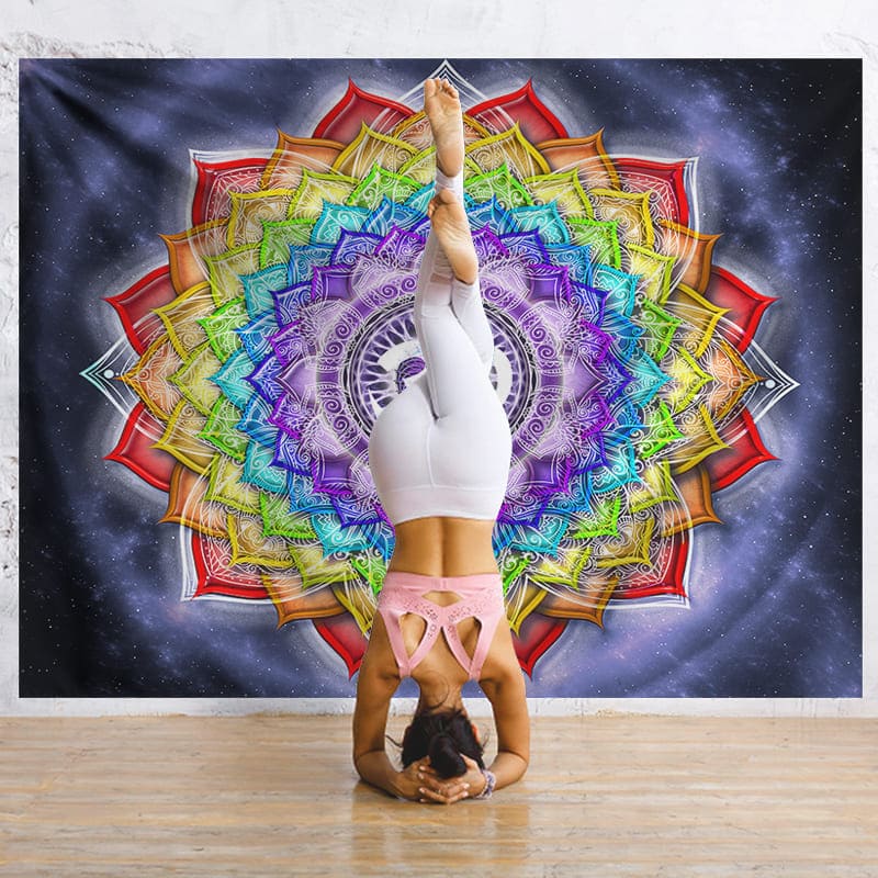 Tenture Murale Indienne Yoga