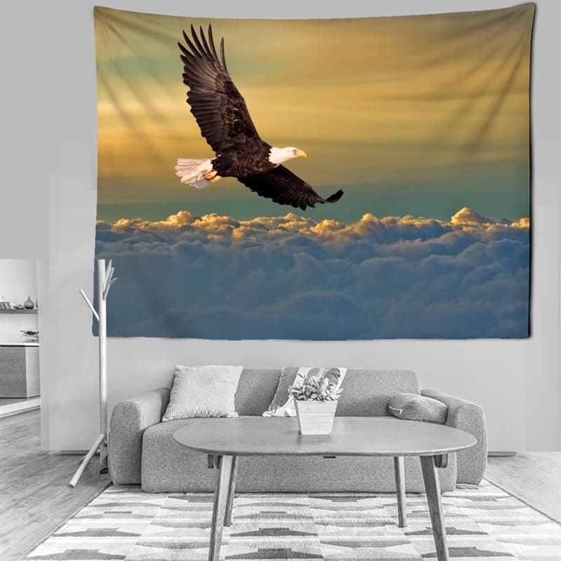 Tenture Murale Aigle qui Plane