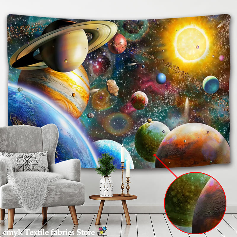 Tenture Murale Planètes