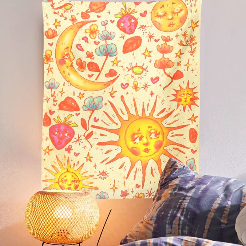 Tenture Murale Hippie