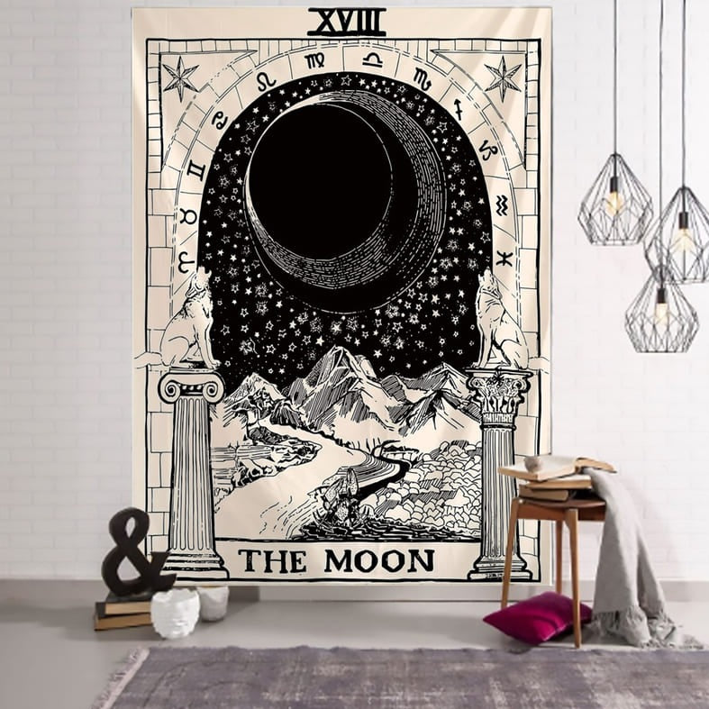 Tenture Murale Tarot Lune