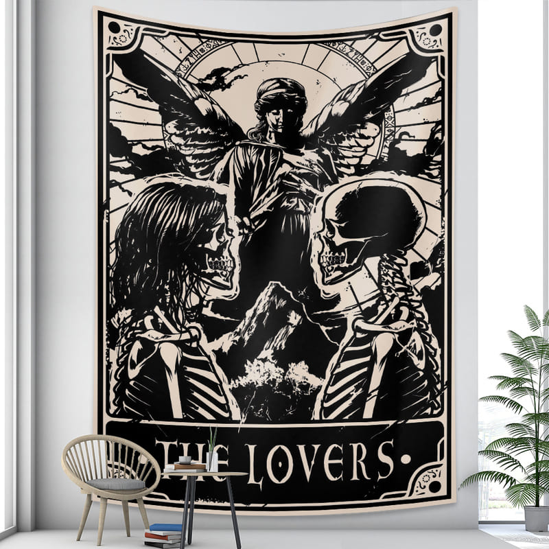 Tenture Murale Tarot Les Amoureux