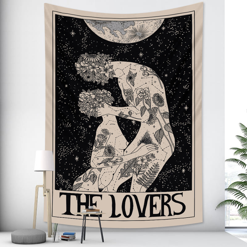 Tenture Murale Tarot The Lovers