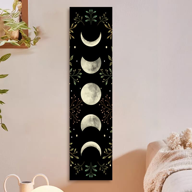 Tenture Murale Lune Verticale